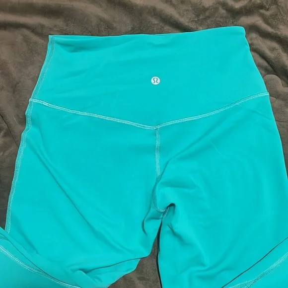 NWOT- Lululemon Teal/Green Align High Rise Mini-Flare Pant 32”. - Picture 6 of 6